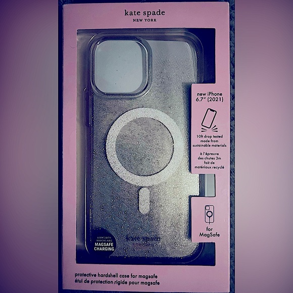 Kate Spade New York Defensive Hardshell Case with MagSafe: Apple iPhone 14 Plus - Picture 1 of 4